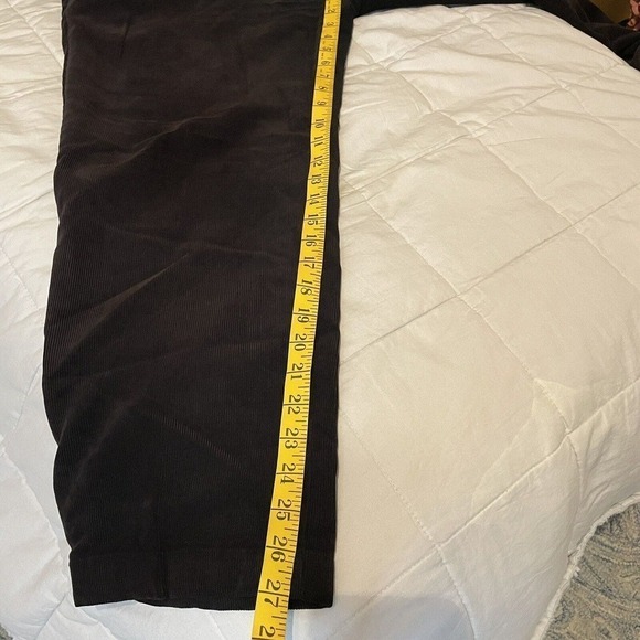 TASSO ELBA Mens Corduroy Dress Pants Sz 36 X 27 Trousers Straight Leg Na… - Picture 6 of 8